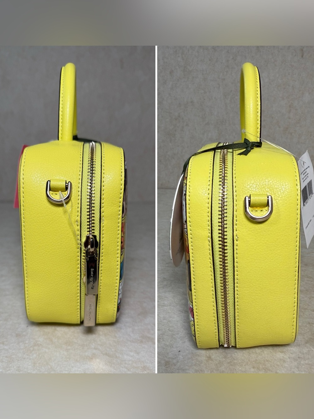 Kate Spade Archie Comic-Print Top Handle Camera Bag & Matching Wallet -Rare - Picture 5 of 16